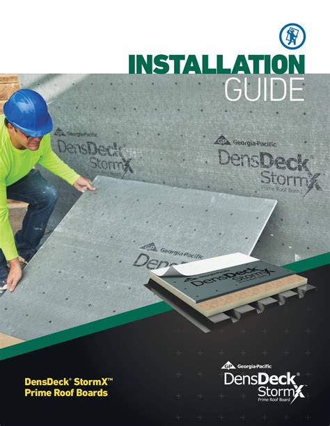 Creates a highly durable continuous elastomeric flashing membrane. . Densdeck installation instructions